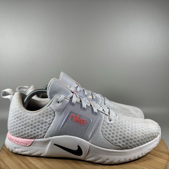Nike Renew In Season TR 10 Womens 12 Light Grey Wht Running Shoes CK2576 007 - Picture 1 of 8